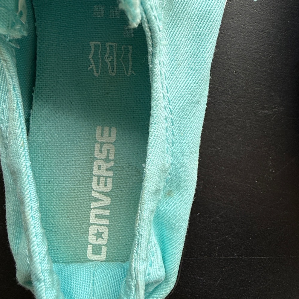 Converse Chuck Taylor All Star Shoreline Slip Aqua Blue Womens 8 553076F - Picture 8 of 9